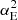 $ \alpha_{\rm E}^2 $