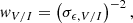 $$ \begin{aligned} { w}_{V/I} = \left(\sigma _{\epsilon ,V/I}\right)^{-2}, \end{aligned} $$