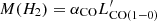 $ M(H_2)=\alpha_{\rm CO} {L^\prime_{\rm CO(1-0)}} $