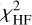 $\chi _{{\rm{HF}}}^2$