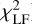 $\chi _{{\rm{LF}}}^2$