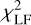 $\chi _{{\rm{LF}}}^2$