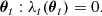 $$ \begin{aligned} \boldsymbol{\theta }_t : \lambda _t(\boldsymbol{\theta }_t)=0 . \end{aligned} $$
