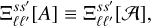 ${\rm{\Xi }}_{\ell \ell '}^{ss'}\left| A \right| \equiv {\rm{\Xi }}_{\ell \ell '}^{ss'}\left| A \right|,$