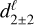 $d_{2 \pm 2}^\ell $