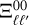 ${\rm{\Xi }}_{\ell \ell '}^{00}$