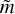 ${\tilde m}$