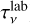 $\tau _\lambda ^{{\rm{lab}}}$