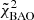 $ \tilde{\chi}^2_{\mathrm{BAO}} $