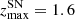 $ z_{\mathrm{max}}^{\mathrm{SN}}=1.6 $