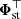 $ \boldsymbol{\Phi}_{\mathrm{st}}^{\top} $