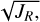 $\sqrt {{J_R}}$