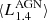 $ {\langle}L_{1.4}^{\mathrm{AGN}}\rangle $