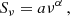 $$ \begin{aligned} S_{\nu } = a\nu ^{\alpha }\,, \end{aligned} $$