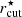 $ r_{\mathrm{cut}}^{\star} $