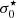 $ \sigma_0^{\star} $