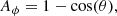 $$ \begin{aligned} A_\phi = 1 - \cos (\theta ), \end{aligned} $$