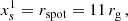 $$ \begin{aligned}&x_s^1 = r_\text{spot} = 11 \, r_\text{g} \, , \end{aligned} $$
