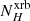 $ N^{\mathrm{xrb}}_H $