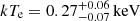 $ kT_{\mathrm{e}}=0.27^{+0.06}_{-0.07}\,\mathrm{keV} $