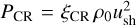 Mathematical equation: ${P_{{\rm{CR}}}} = {\xi _{{\rm{CR}}}}\,{\rho _0}u_{{\rm{sh}}}^2$