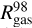 Mathematical equation: $R_{{\rm{gas}}}^{98}$