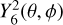 Mathematical equation: $Y_6^2\left( {\theta ,\phi } \right)$