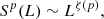$$ \begin{aligned} S^p(L) \sim L^{\zeta (p)}, \end{aligned} $$