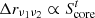 $ \Delta r_{\nu_1\nu_2} \propto S_{\rm core}^t $