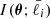 $ I({\boldsymbol{\theta}};\bar{\ell_i}) $