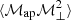 $ {{\langle{{\mathcal{M}_\mathrm{ap}}{\mathcal{M}^2_{\perp}}}\rangle}} $