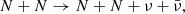 $$ \begin{aligned} N + N \rightarrow N + N + \nu + \bar{\nu }, \end{aligned} $$