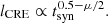 $$ \begin{aligned} l_{\rm CRE} \propto t_{\rm syn}^{0.5-\mu /2}. \end{aligned} $$