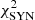 $ \chi^2_{{\rm SYN}} $
