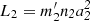 $ L_2 = m_2^\prime \it{n}_2a_2^2 $