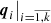 $ \boldsymbol{q}_i\big|_{i=\overline{1,k}} $