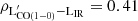 Mathematical equation: $ \rm \rho_{L^{\prime}_{CO(1-0)}-L_{\mathrm{IR}}}=0.41 $