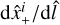 Mathematical equation: ${{{\rm{d}}\hat x_ + ^i} \mathord{\left/ {\vphantom {{{\rm{d}}\hat x_ + ^i} {{\rm{d}}\hat l}}} \right. \kern-\nulldelimiterspace} {{\rm{d}}\hat l}}$