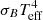$ \sigma_B T_\text{eff}^4 $