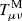 $ T^{\mathrm{M}}_{\mu\nu} $