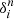 $ \delta^{n}_{i} $