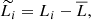 $$ \begin{aligned} \widetilde{L_i} = L_i - \overline{L}, \end{aligned} $$