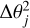 ${\rm{\Delta }}\theta _j^2$