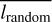 $\overline {{l_{{\rm{random}}}}} $