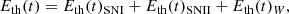 $$ \begin{aligned} E_{\rm th}(t) = E_{\rm th}(t)_{\rm SNI} + E_{\rm th}(t)_{\rm SNII} + E_{\rm th}(t)_{W}, \end{aligned} $$