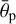 ${\bar \theta _{\rm{p}}}$