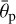${{\bar \theta }_{\rm{p}}}$