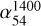 $\alpha _{54}^{1400}$