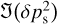 $\Im \left( {\delta p_{\rm{s}}^2} \right)$