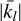 $\left| {{{\bar k}_l}} \right|$